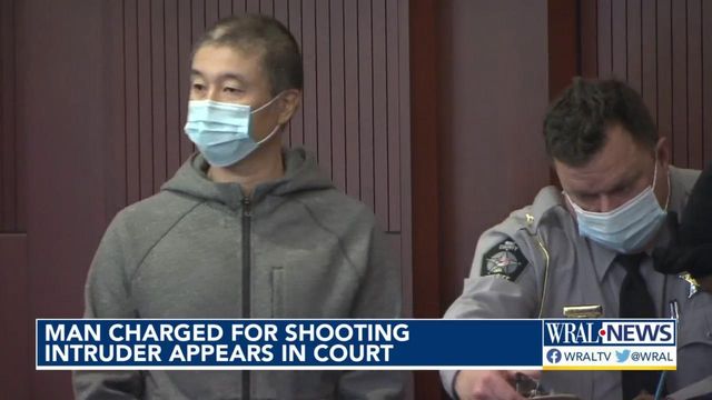 Cary man accused of shooting car break-in suspect appears in court