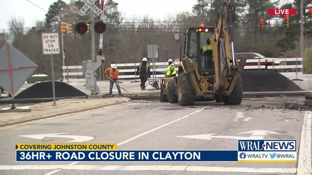 Major road closure in Clayton causes heavy traffic 