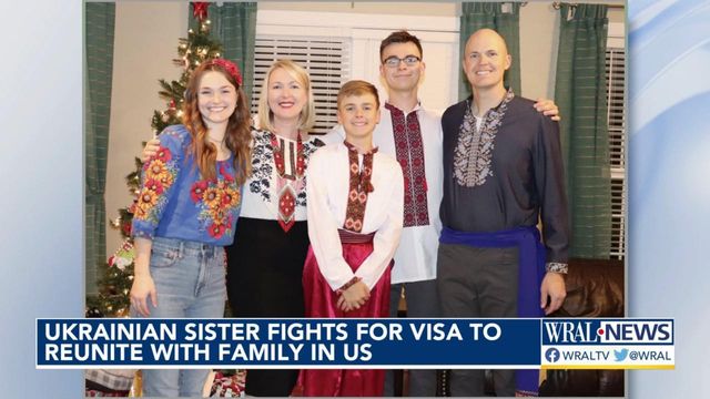 'Where do I go?' Ukrainian woman fights for visa to reunite with family in US