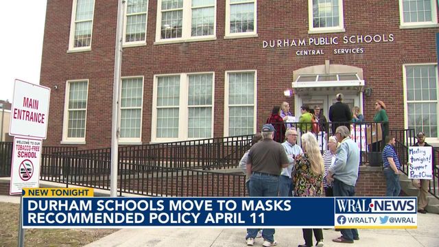 Durham schools move to recommend masks starting April 11