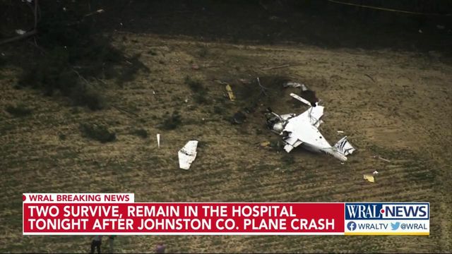 2 hospitalized after Johnston Co. plane crash
