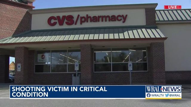 Woman shot outside Raleigh CVS in critical condition