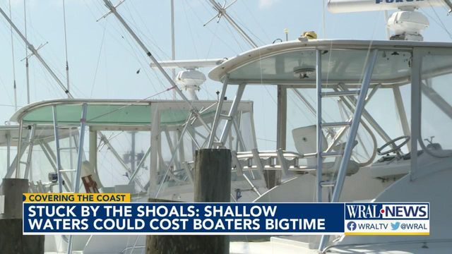 Stuck by the shoals: Shallow waters could cost boaters 
