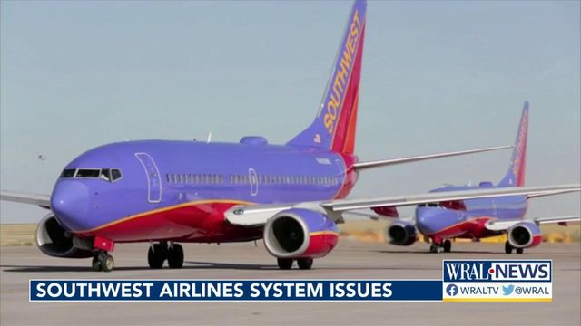 Tech issues causes delays for Southwest flights at RDU