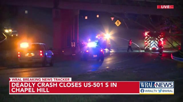 Deadly crash closes Fordham Blvd in Chapel Hill