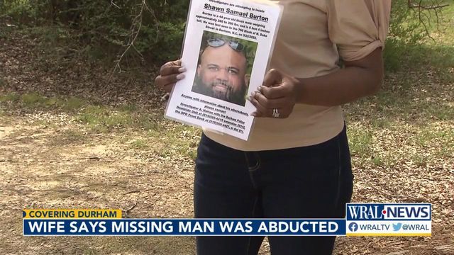 Wife says missing Durham man was abducted 