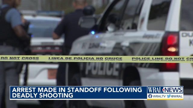 Arrest made in standoff following fatal Durham shooting