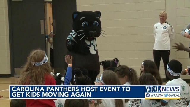 Carolina Panthers host 'Play 60' event to get kids moving 