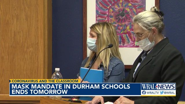 Mask mandate ends Monday in Durham Public Schools
