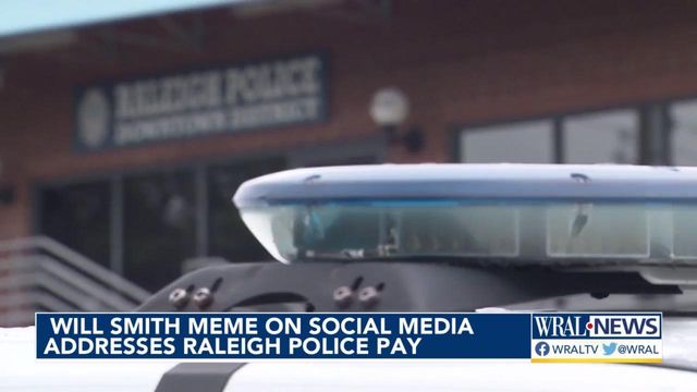 Will Smith meme on social media addresses Raleigh police pay controversy 