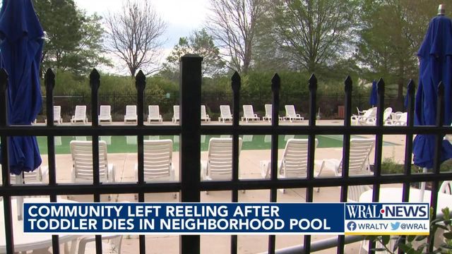 Community reeling after toddler dies in neighborhood pool