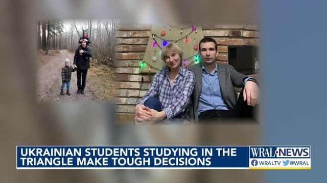 Ukrainian students studying in the Triangle make tough decisions