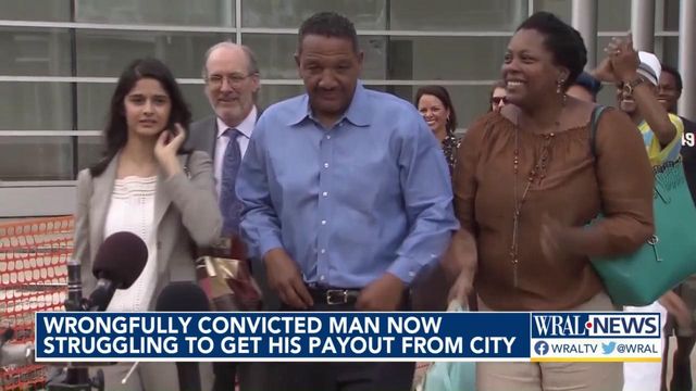 Wrongfully convicted Durham man now struggling to get his $6 million payout from city