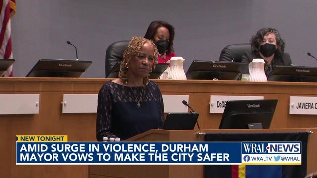 Amid surge in violence, Durham mayor vows to make the city safer
