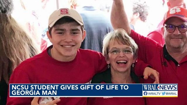 NCSU student gives gift of life to Georgia man