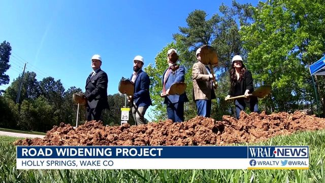 Holly Springs breaks ground on town's largest-ever road project