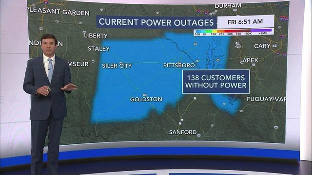 138 customers without power in Siler City