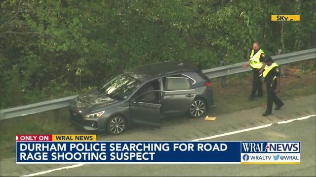 Durham police searching for road rage shooting suspect