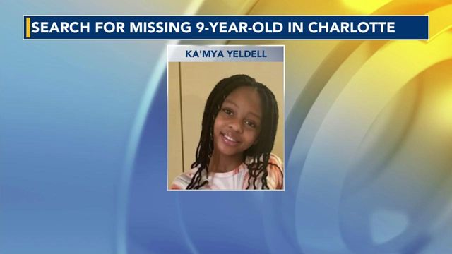 9-year-old girl missing in Charlotte