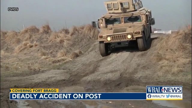 Fort Bragg says soldiers were in a Humvee when they crashed