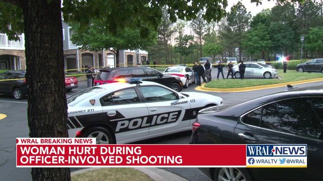 Woman hurt during officer-involved shooting in Durham 