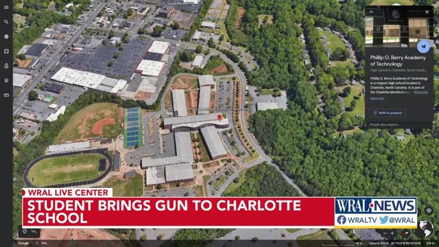 Loaded gun found on campus of Charlotte school