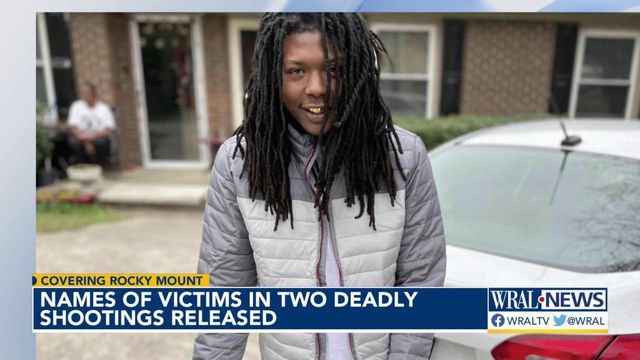 Names released in two deadly Rocky Mount shootings
