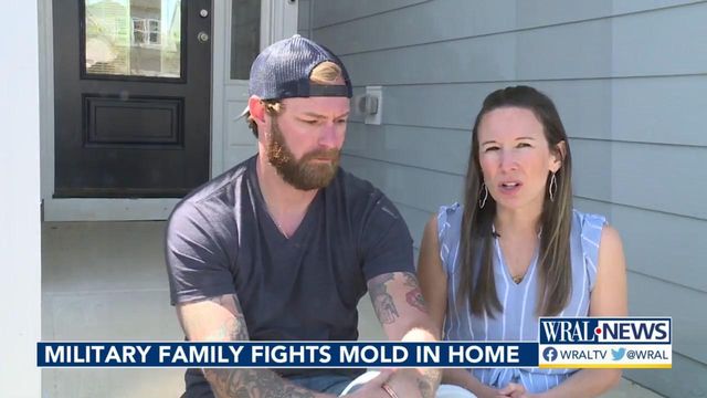 Black spots in vents: Military fights mold in dream home