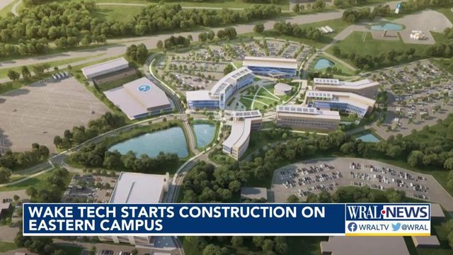 Construction begins in Wendell for new Wake Tech campus