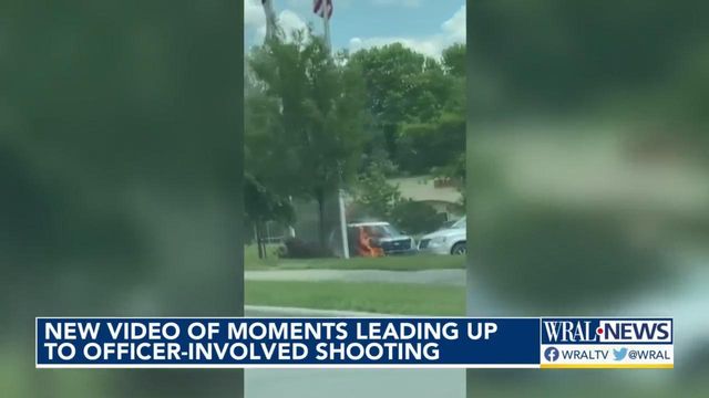 New video shows moments leading up to officer-involved shooting in Raleigh