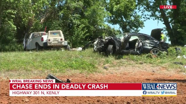 Fatal crash stems from 112-MPH chase into Johnston County