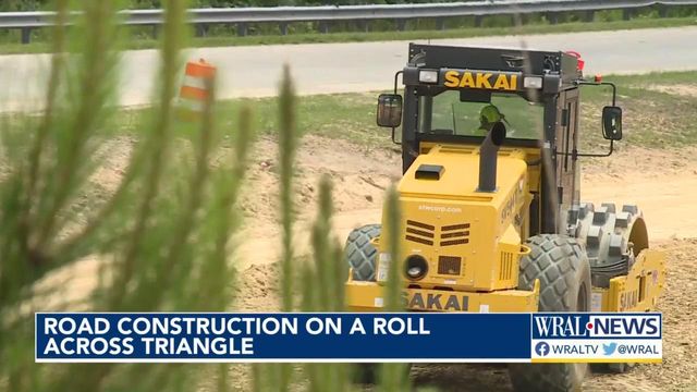 Road construction on a roll across the Triangle