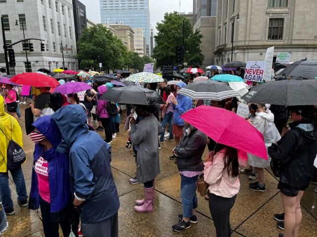 Hundreds protest anti-abortion legislation in downtown Raleigh