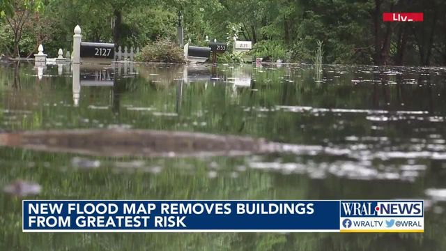 New flood map removes homes, businesses from high-risk area