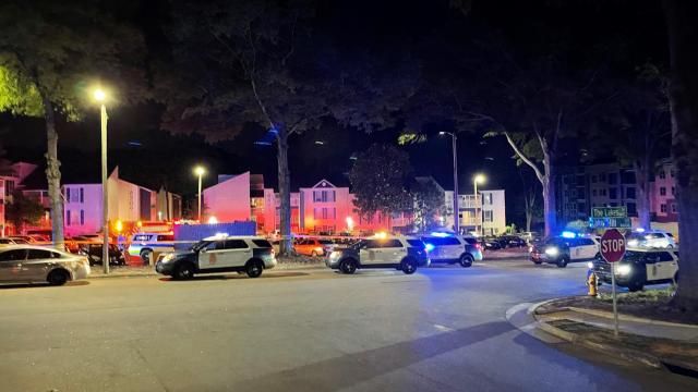 Person shot at Raleigh apartment complex