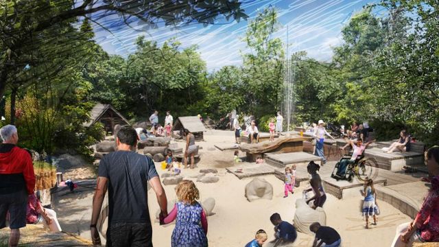 Sneak peek at play area planned for Dix Park