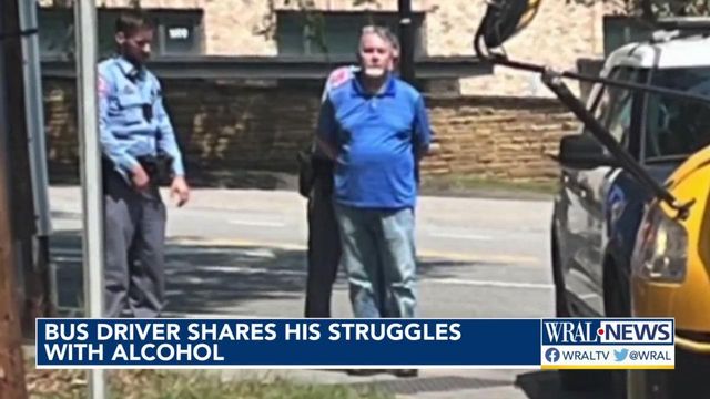 Wake County school bus driver arrested after crash shares his struggle with alcohol