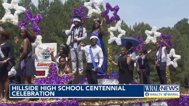 Dozens come together to celebrate historic moment for Hillside High School