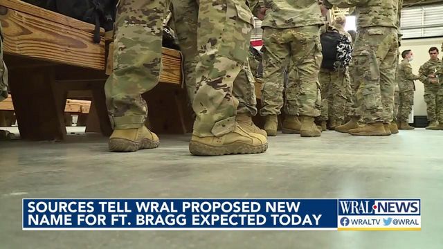 New name for Fort Bragg anticipated Tuesday