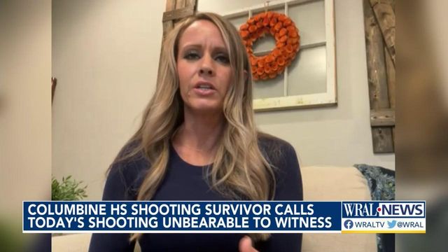 Texas shooting 'unbearable to witness' for Columbine shooting survivor 