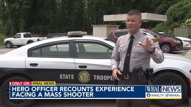 Hero officer recounts facing NC nursing home mass shooter 
