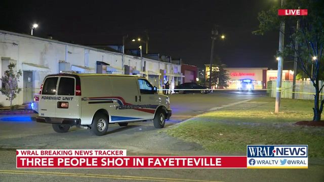 Three people shot in Fayetteville