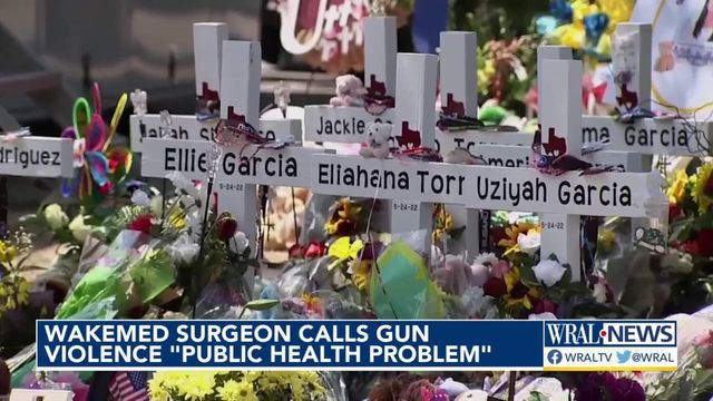WakeMed surgeon calls gun violence 'public health problem'