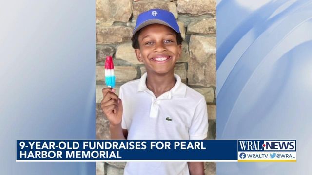 Raleigh kid spends Memorial Day raising money for Pearl Harbor memorial