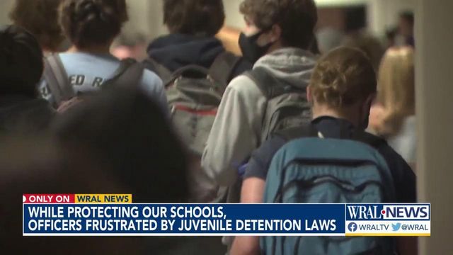 While protecting NC schools, officers frustrated with juvenile detention laws 