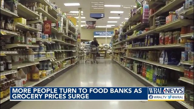 Rising cost of living causing more people to seek help from food banks 
