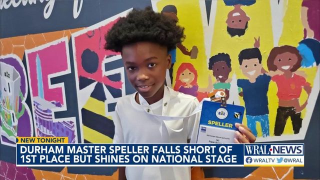Durham master plans to compete in next year's Scripps Spelling Bee 