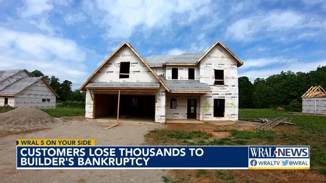 Families left with half-built homes and thousands in debt after local builder declares bankruptcy