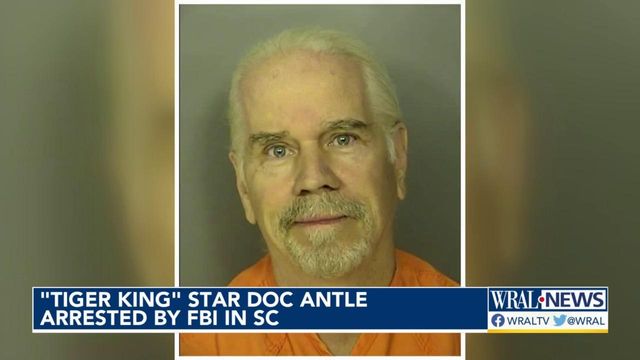 'Tiger King' star Doc Antle arrested by FBI in SC 