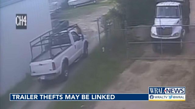 Trailer thefts in Raleigh linked to same truck 